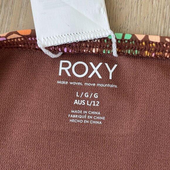 NEW Roxy Womens Large All About Sol Hipster Bikini Bottom Floral Print - Picture 5 of 8